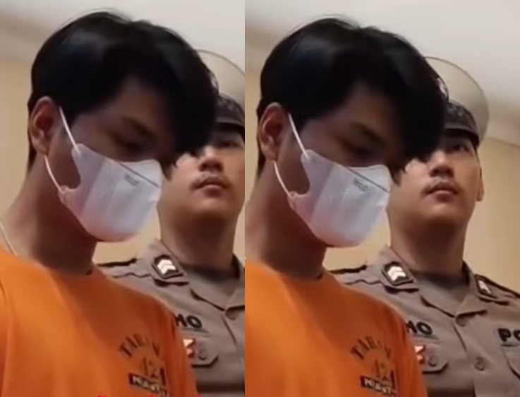 Tampang Cristian Tarigan, Diduga Anak Direktur Operasional FIF Group Setia Budi Tarigan, Pakai Baju Tahanan Oranye