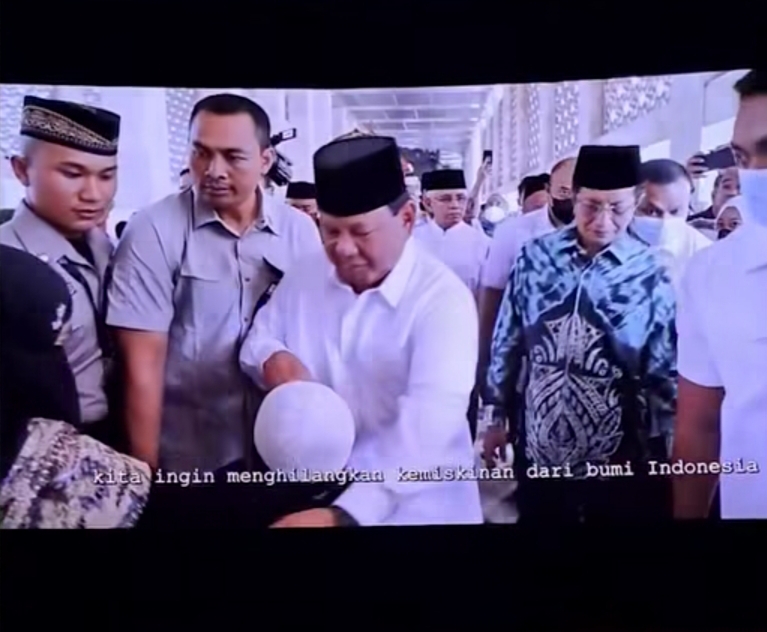 Penonton Bioskop Syok Dipamerin Pencapaian Prabowo Sebelum Nonton Film