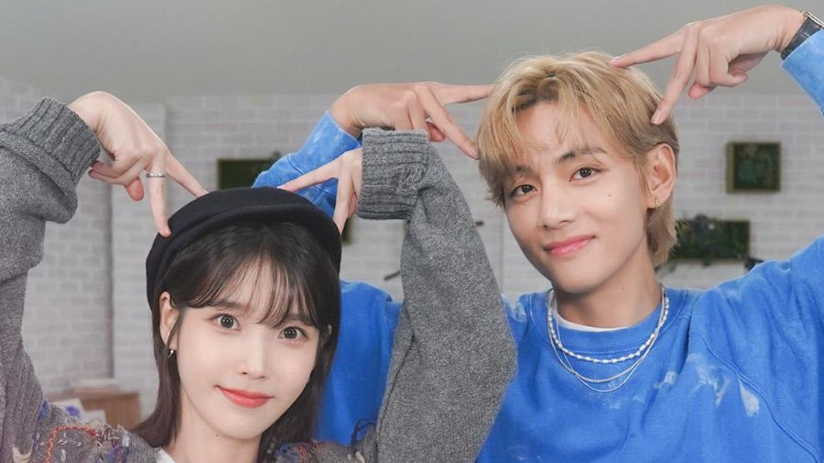 V BTS Terciduk Makan di Resto Mewah Bareng Wanita Diduga IU