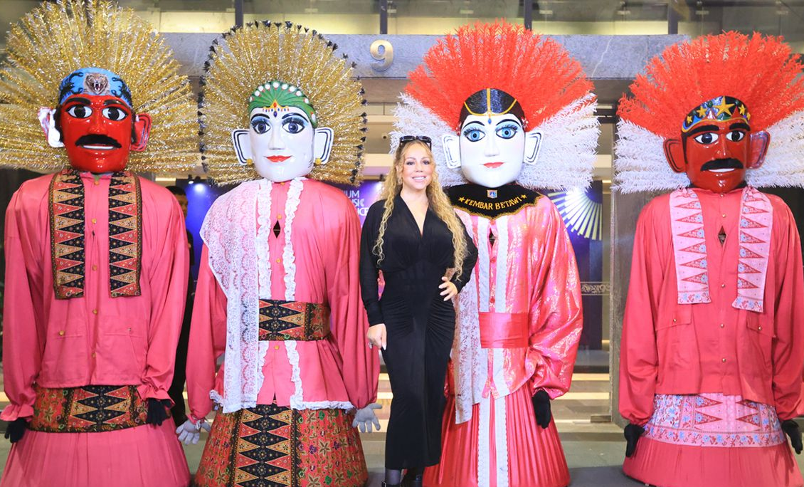 Mariah Carey Tiba di Jakarta Disambut Ondel-Ondel! Siap Bikin Geger SICC 4 Oktober