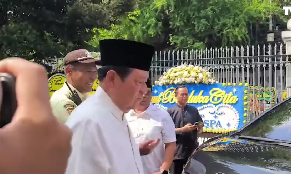 Mantan Presiden SBY Melayat ke Rumah Duka Titiek Puspa
