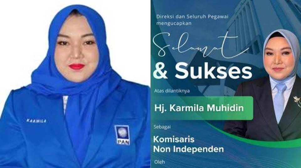 Sosok Karmila Muhidin Putri Sulung Gubernur Kalsel yang Dilantik Jadi Komisaris, Nepotisme?