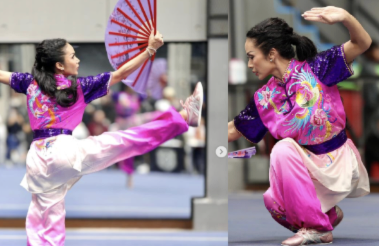 Keren! Gerakan Wushu Krisdayanti saat Gladi Bersih Jelang Tanding di China