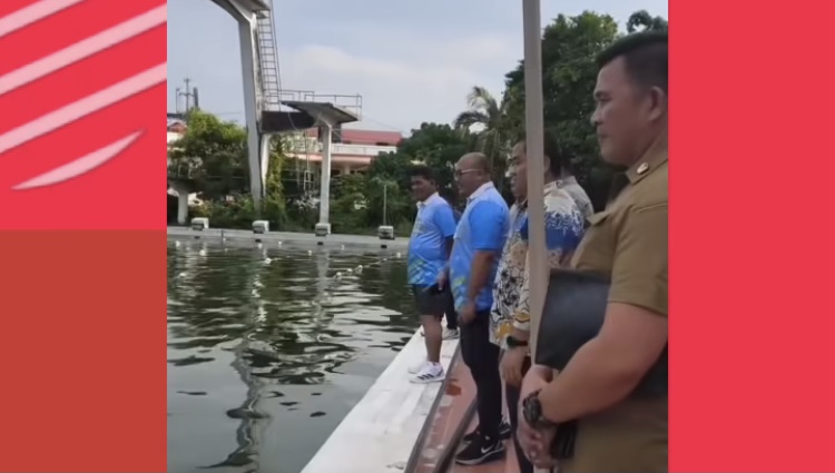 Miris! Atlet Latihan di Kolam Renang KONI Sario yang Berair Hijau Keruh