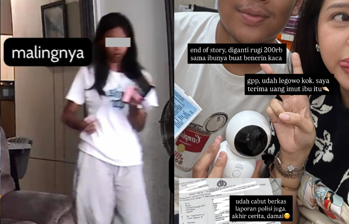 Damai, Selebgram Surabaya yang Rumahnya Dibobol Bocah SMP Dapat Ganti Rugi Ini