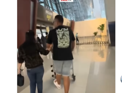 Viral! Wanita Diduga Bernama Eca Pergoki Suami Selingkuh di Bandara, Hujani Pelakor dengan Makian